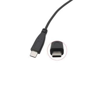 USB-C DIY 수리 전원 충전 케이블  블랙 5V C타입 플매트 카펫 러그  2 핀-베어 와이어 오픈 엔드 커넥터