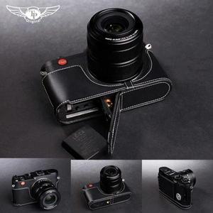 카메라 가방 Leica X Vario Mini M / Typ113/Typ107 XV용 디자인 수제 가죽 하프 케이스 커버