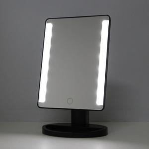 메이크업거울 스탠드 화장 터치 LED조명거울