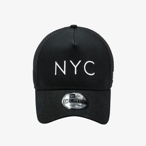 뉴에라 25SS NYC THIN A프레임 트러커 볼캡 블랙 14561868