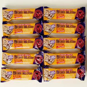 산과들에 원데이에너지바 오리지널 10개입 3박스 총30개
