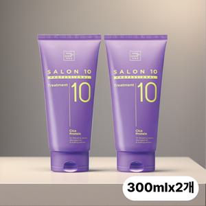미쟝센 살롱10 프로 페셔널 시카 프로틴 트리트먼트 300ml 2입 플로럴, 600ml, 1개
