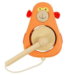 2살장난감 원목 두드리는 타악기 원숭이 아기드럼 드럼악기놀이 베이비드럼 완구