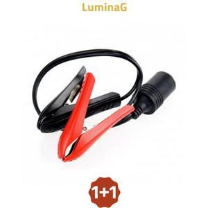 1+1 전원 케이블 차량용 시가 12v 30cm 배터리 악어클립