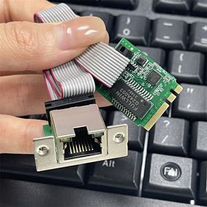 M.2 Network Card 10/100/1000Mbps Gigabit LAN Single Port RJ45 AE Ethernet Adapter RTL8111H Chip for