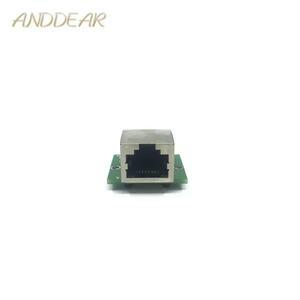 표준 RJ45 네트워크 포트-2.0 피치 핀 미니 어댑터 모듈 호환 저전력 공급 노이즈 기가비트 10 100 1000Mbp