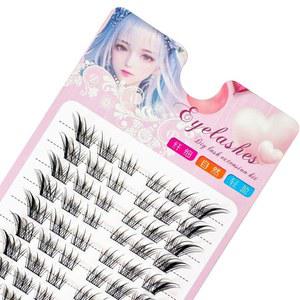 3D 고양이 눈 클러스터 속눈썹, 천연 인조 속눈썹, DIY 속눈썹 연장, C 컬, 속눈썹 연장용 개별 속눈썹