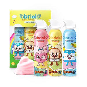 [기타]브리엘 브레드 이발소 버블클렌저 200ml 3종(선물박스미포함)