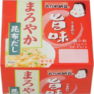 오카메 나토 부드러운 맛 3팩 일본낫또 나또 신선나또 다이어트 생나또 검은콩 시가야낫또