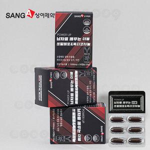 상아제약 파워업 남자를 깨우는 더블 쏘팔메토 옥타코사놀 아연 전립선영양제 남성 건강