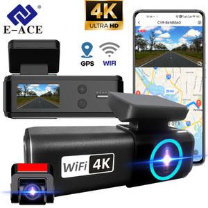 화물차 블랙 박스 ACE 대시 4K 미니 자동차 Dvr 1080P 역방향 후면 카메라 WIFI GPS 루프 녹화 24H 주차 모니터링 비디오 레코더