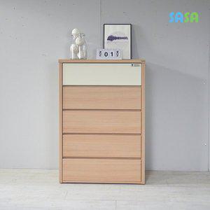 [SASA](E)데코라인 두툼 860 5단서랍장