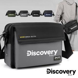 Discovery 남성용 나일론 숄더백 방수 지퍼 포켓 핸드백 크로스바디 백 패션