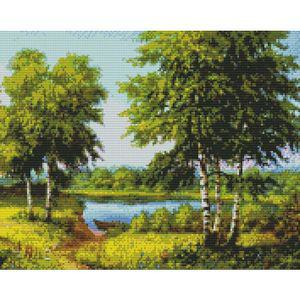 [기타]하모니아트 보석십자수 40x50 한가로운 오후