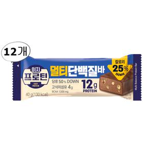 롯데 이지프로틴 멀티단백질바 40g 12개