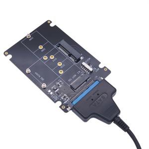MSATA M2 USB 어댑터 케이스 SSD 외장 3.0, 에서 변환기 라이저, 2.5 인치 인클로저 3