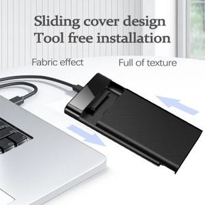 2.5인치 SSD 디스크용 HDD 케이스 박스 SATA to USB 3.0 하드 드라이브 인클로저 6TB 5Gbps 보관 외장형