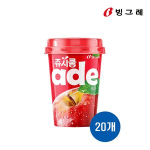 빙그레 쥬시쿨 에이드 사과 250ml 20개