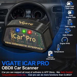 자동차 iCar 1 V WIFI Pro ELM327 327 PK 진단 Vgate 리더 OBD2 블루투스 코드 5 ELM 도구 안드로이드/IOS 4.0 스캐너