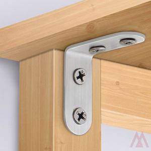 901M 스텐꺽쇠 코너철 20P 40X40MM 가구부속 가구꺽쇠 생활용품