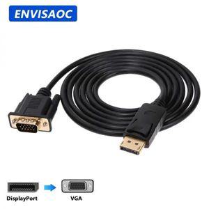 모니터연결케이블 연결선 DP 디스플레이 포트 VGA 어댑터 연결 변환기 데스크탑 노트북 PC TV 모니터 프로
