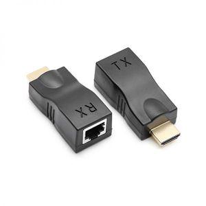 모니터연결케이블 연결선 HDMI 호환 비디오 기 네트워크 LAN 이더넷 어댑터 RJ45 오버 Cat 5E6 4K 3D HDTV