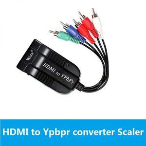 모니터연결케이블 연결선 HDMI to YPbPr 컨버터 5RCA RGB 컴포넌트 비디오 케이블 1920x1080P YPbP