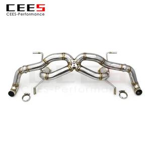 배기음튜닝 머플러 CEES 캣백 배기 시스템 부품 아우디 R8 V8 V10 2011- 슈퍼 카 레이싱 튜닝 SS304 성능