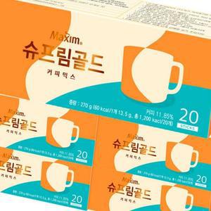 맥심 동서 슈프림골드 커피믹스 100T 수프림 커피