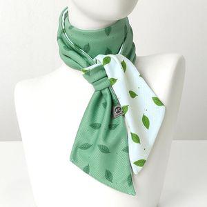 (COOL SCARF (Wet Shade) GREEN LEAF) 쿨 스카프 ？？쉐이드 그린 리프 롱 타입레저용 등산동호회 단체선물