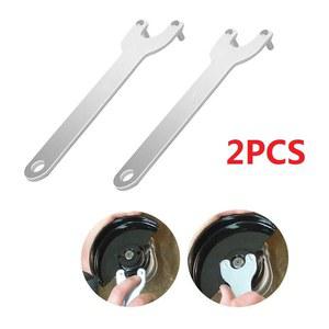 2팩 앵글 그라인더 스패너 렌치 125/150MM 대리석 기계 용 키 도구 전기 드릴 교체 그라인딩 디스크 샤프트 핸드