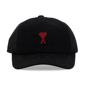 [아미][명품] 아미 25SS 하트 로고 볼캡 블랙 BFUCP006 AW0041 001