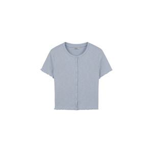 [롯데백화점]폴햄 여성 립 웨이브 크롭 가디건 (PHE2TC2310)