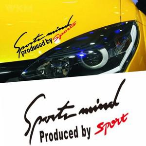 스포츠 레터 자동차 스티커 엠블럼 배지 데칼, 보넷 아우디, BMW, 벤츠, VW AMG