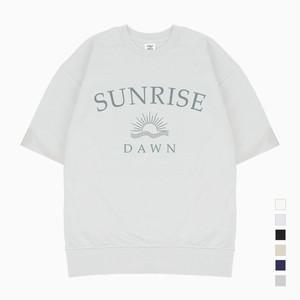 폴앤폴 SUNRISE 오버핏 반팔 맨투맨 남여공용 6컬러