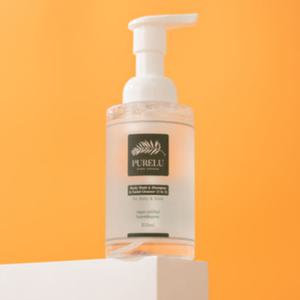 퓨어루 아기 유아 샴푸 폼클렌징 올인원 바스 370ml BNS