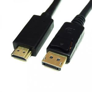 DPtoHDMI 변환케이블 1.8M 영상전환용 포트형 그래픽 카드 호환 전선