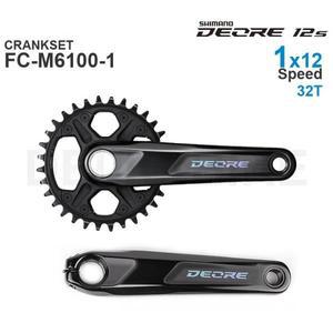 SHIMANO DEORE FC-M6100-1 MTB 크랭크셋 1x12단 오리지널 부품