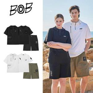 BOB 25SS 남성 핫썸머 3종 패키지(티셔츠+아노락+팬츠)