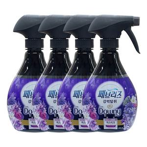 페브리즈 강력탈취 다우니 미스티크향 용기 370ml 4개 / 섬유탈취제 탈취제
