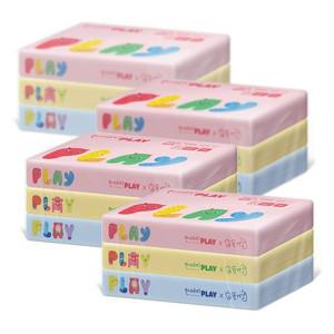 한예지 플레이 휴대용 여행용 티슈 4팩 70매x3입 총 12입