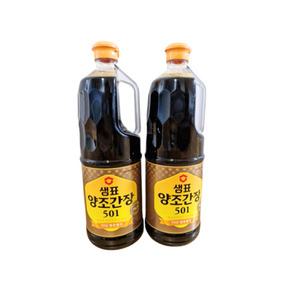 샘표 양조간장501 1.7L 2개