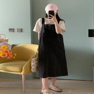 보홀 데님 멜빵 원피스 (2color)