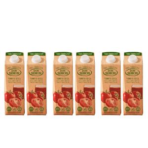 돈시몬 100프로 토마토주스 NFC 착즙 토마토주스 1L x 6개