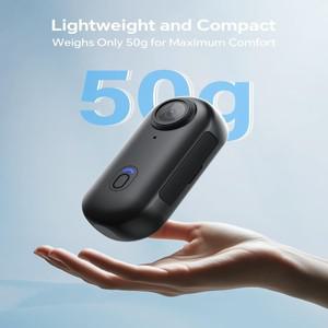BOBLOV 웨어러블 캠 미니 바디 카메라 W4 2K 360 ° 여행용 자전거 회전식 클립 및 자석 녹화