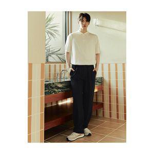 탑텐 남성 쿨터치 원턱 와이드 밴딩 슬랙스_MSF2PP1503 MSF2PP1503