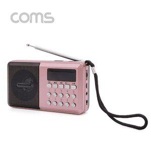 효도 라디오 FM Radio With USB TF(Micro SD) Pink (WFFQAXE)