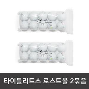 타이틀리스트 로스트볼 V1,V1X 골프공 화이트 2묶음