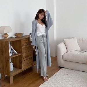 [신상오픈런] 로브가디건 오픈 맥시 뜨개 루즈핏 롱니트 휴양룩