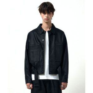[매장정품] 메종 미네드 MAISON MINED 팬텀블랙 COATING DENIM TRUCKER